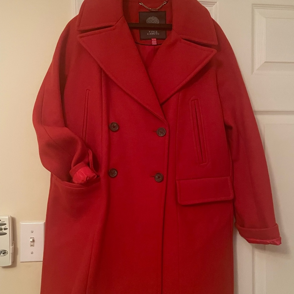 Vince Camuto Woman’s Coat Medium Red
